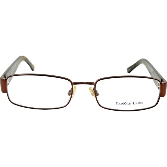 Polo Ralph Lauren 1069 Mens Metal Eyeglass Frame 9013 Brown 53-18 Italy